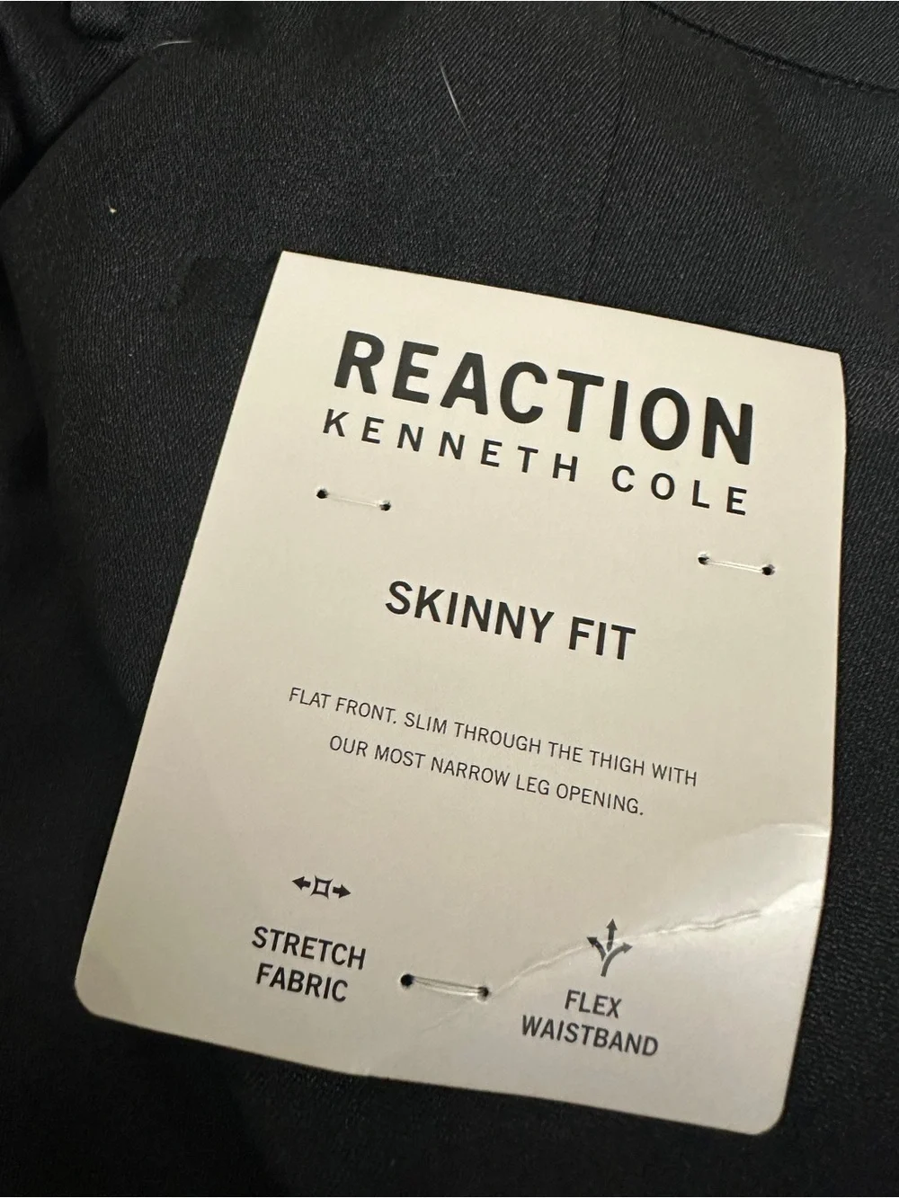 Kenneth Cole Black Men's Dress Pants